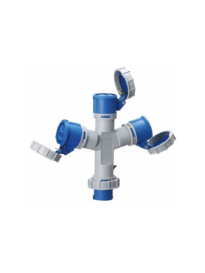 PNP, 16A, 230V, IP67, Multi Output Socket