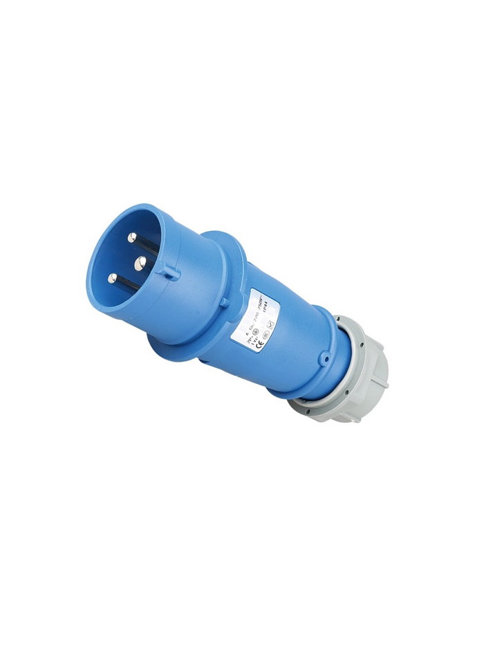 PNP, 16A, 230V, IP44, Straight Plug