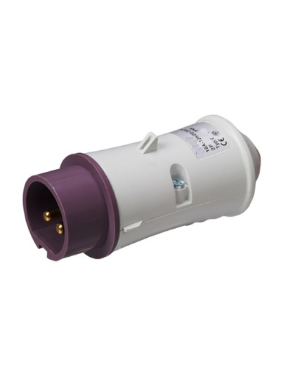 PNP, 16A, 20-25V, IP44, Low Voltage Straight Plug 
