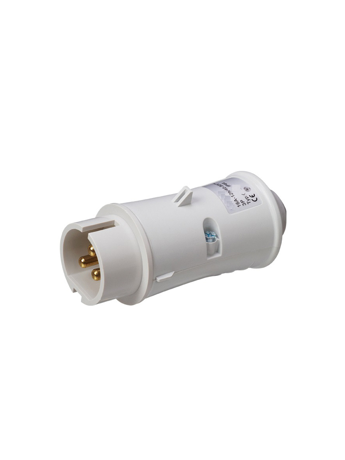 PNP, 16A, 40-50V, IP44, Low Voltage Straight Plug 