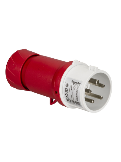SCHNEIDER, 16A, 380-415V, IP44, Pratika Screw - Wander Plug