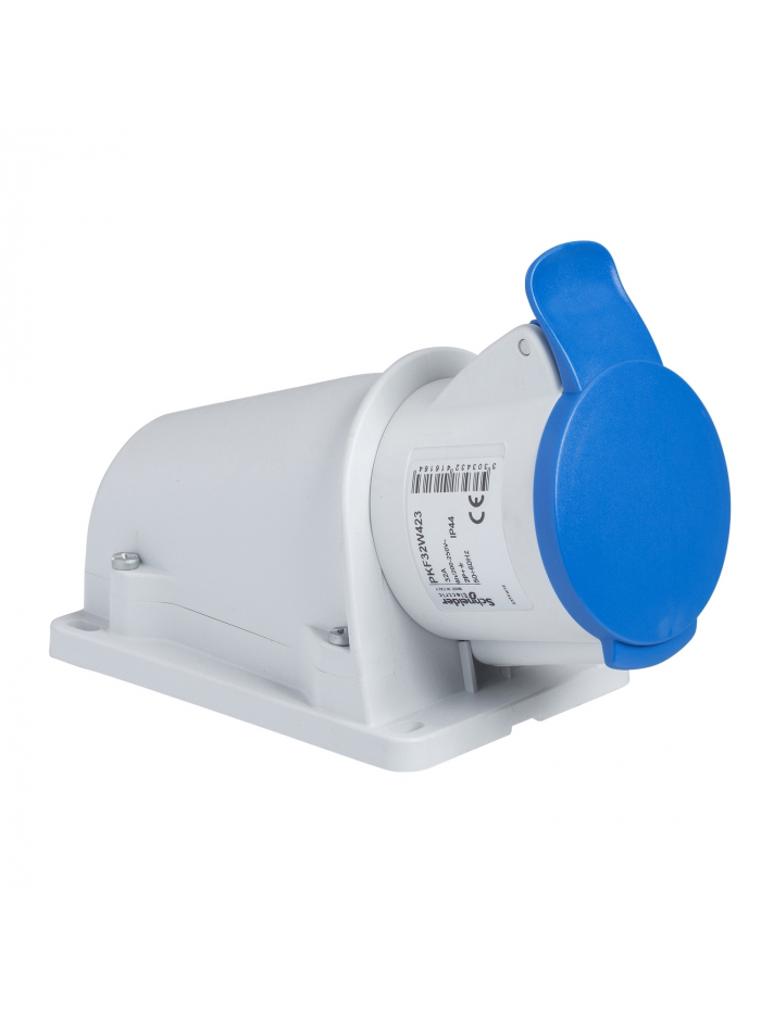 SCHNEIDER, 32A, 200-250V, IP44, Small Wall Mounted Socket