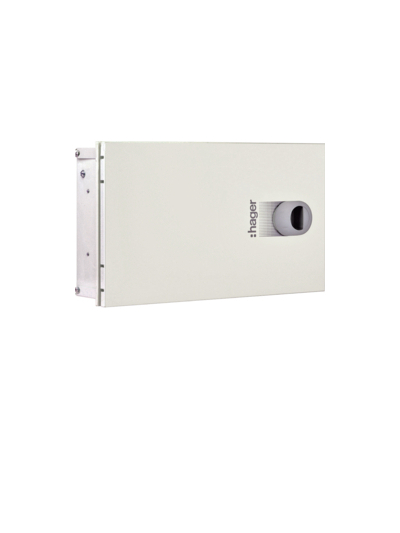 HAGER, 06 Way, SPN Double Door, novello DB