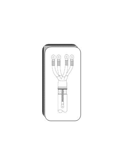 GALA, 70-150 SQ.MM., INDOOR END TERMINATION KIT,3.5 CORE,1.1kV