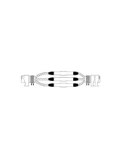 GALA, 400-500 SQ.MM.,  STRAIGHT THROUGH JOINTING KIT,3 CORE,UPTO 3.3kV(UE/E)