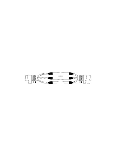 GALA, 400-500 SQ.MM.,  STRAIGHT THROUGH JOINTING KIT,3 CORE,UPTO 11/22kV(UE/E)