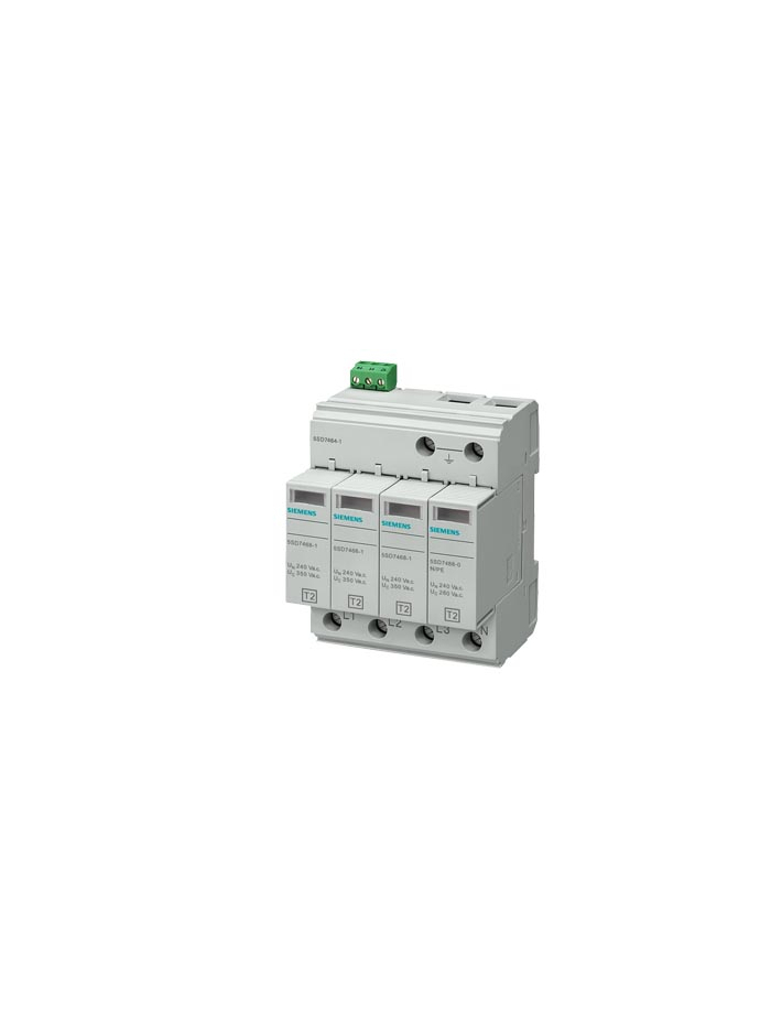SIEMENS, 3 Pole+N, 240/415V, 40kA, TYPE 2, Surge Arrestor