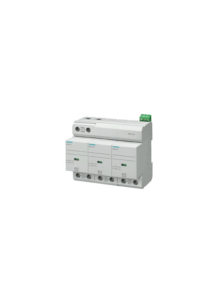 SIEMENS, 3 Pole, 240/415V AC, TYPE 1, Lightning Surge Arrestor