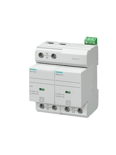 SIEMENS, 1 Pole+N, 240V AC, TYPE 1, Lightning Surge Arrestor