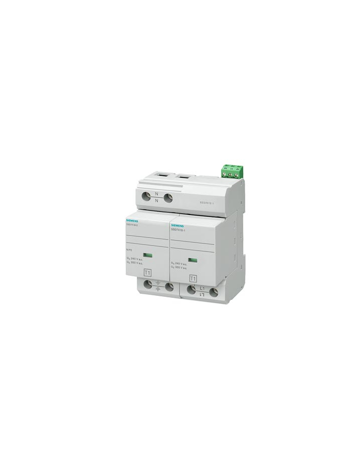 SIEMENS, 1 Pole+N, 240V AC, TYPE 1, Lightning Surge Arrestor