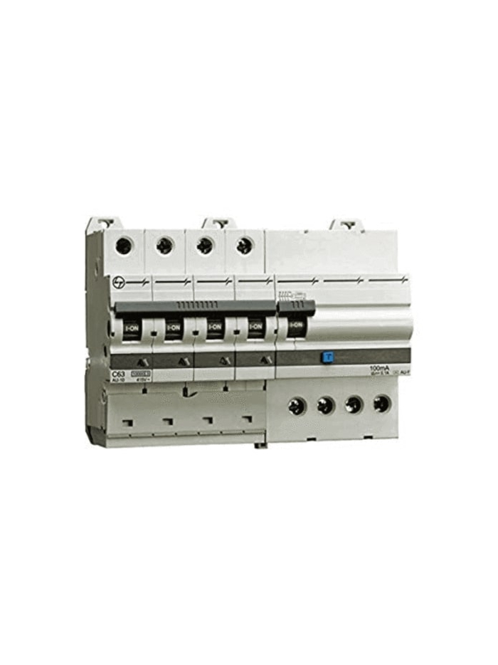 L&T, 25A, 4 Pole, 10kA, 100mA, Type Adi RCBO