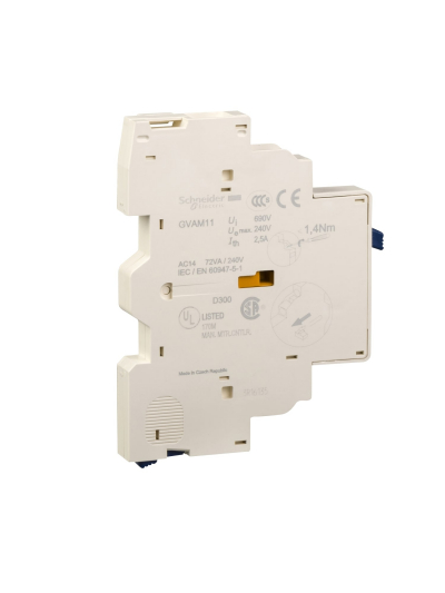 SCHNEIDER, Short Circuit Signalling Contact Block 1 C/O for GV2 MPCB
