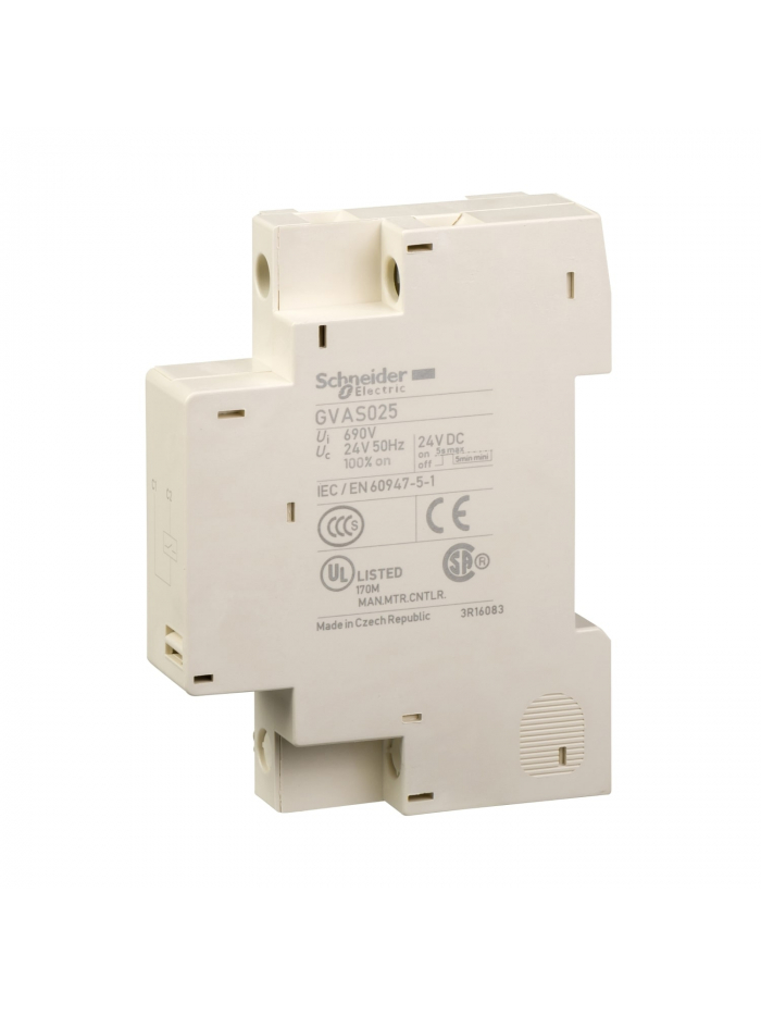 SCHNEIDER, 110-115V AC, Shunt Release for GV2 MPCB