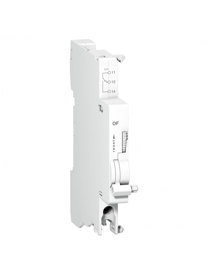 SCHNEIDER, 0.5 Module Width, Indication OFF Auxiliaries Switch for MCB