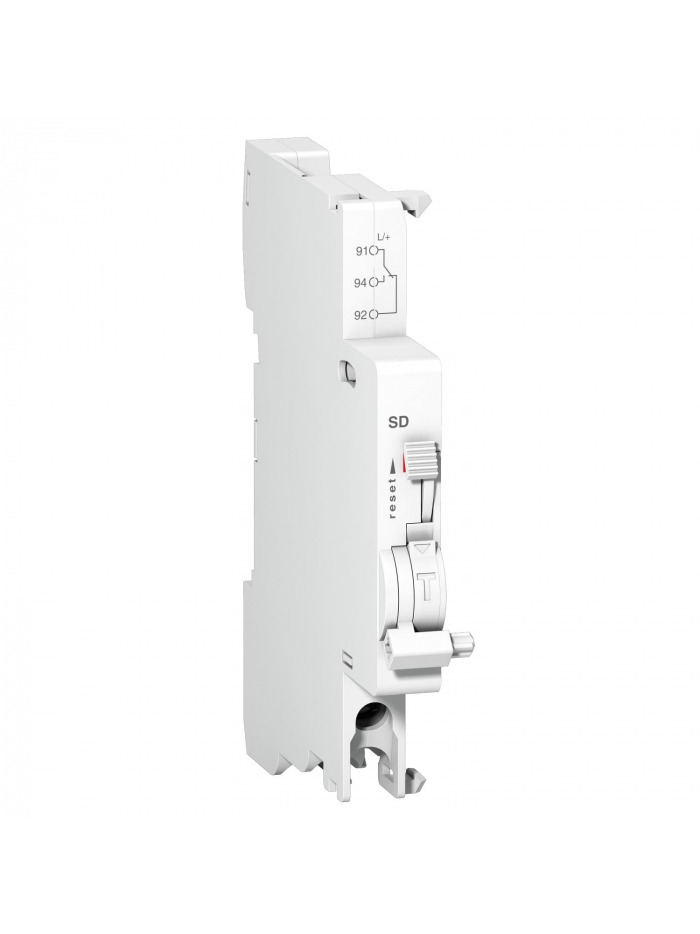 SCHNEIDER, 0.5 Module Width, Alarm Switch for MCB