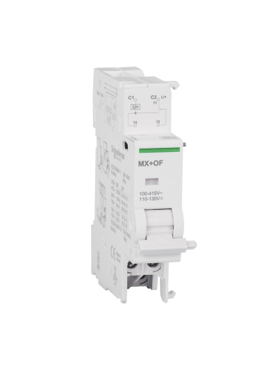 SCHNEIDER, 1 Module Width, 110-415V AC, Shunt Release, Remote Tripping for MCB