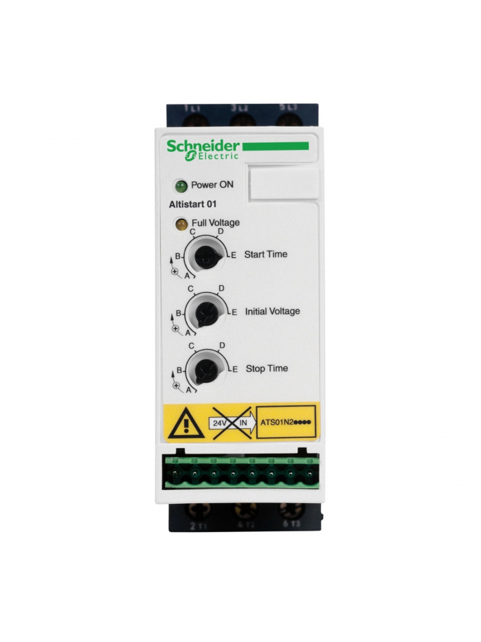 SCHNEIDER, 6A, 1.5kW, 3 Phase, ATS01 SOFT STARTER