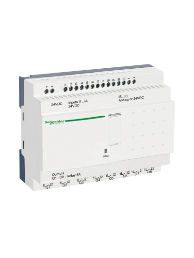 SCHNEIDER, 24V DC, 20 I O RLY TYPE, Zelio Logic SMART RELAY