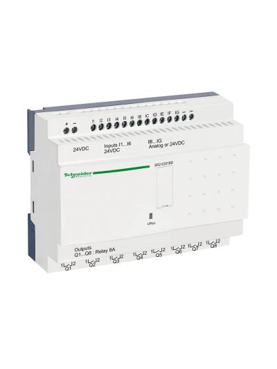SCHNEIDER, 24V DC, 20 I O RLY TYPE, Zelio Logic SMART RELAY