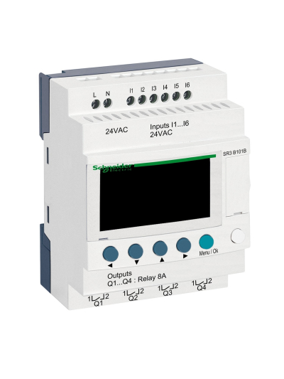 SCHNEIDER, 24V AC, 10 I O Zelio Logic SMART RELAY