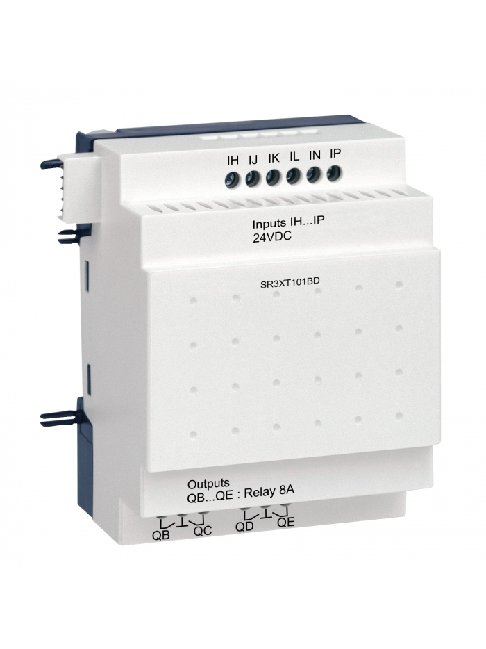 SCHNEIDER, 24V DC, I/O Extension Module, Zelio Logic SMART RELAY