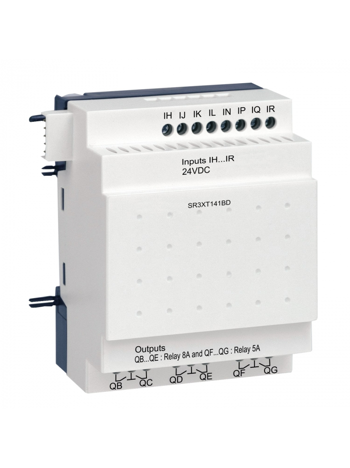 SCHNEIDER, 24V DC, I/O Extension Module, Zelio Logic SMART RELAY