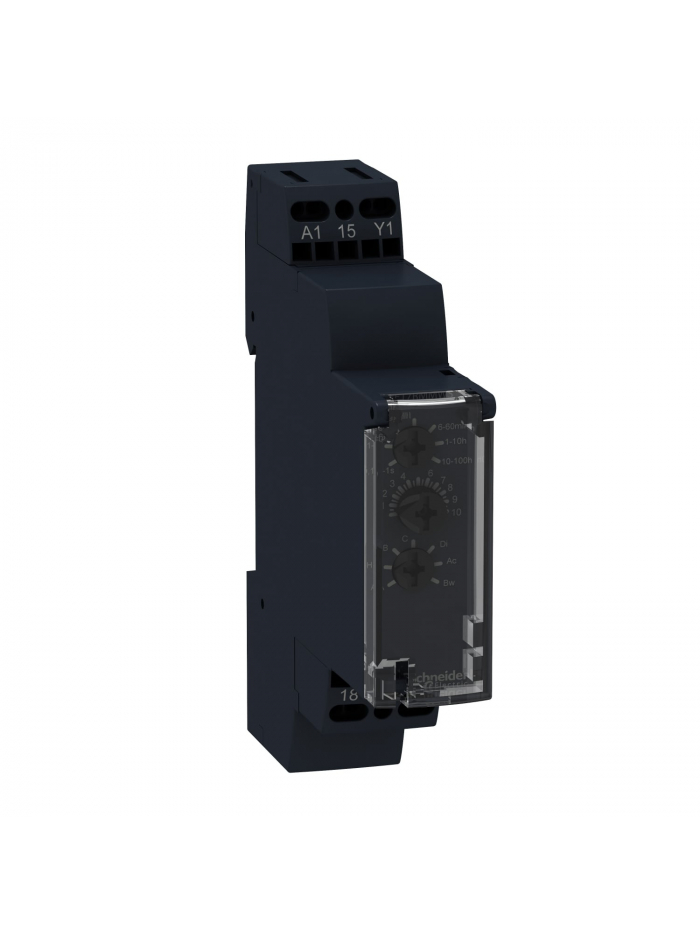 SCHNEIDER, 12-240V AC/DC, Zelio RE17 ELECTRONIC MULTIFUNCTION TIMER