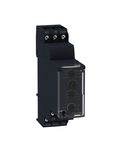SCHNEIDER, 12-240V AC/DC, Zelio RE22 ELECTRONIC MULTIFUNCTION TIMER