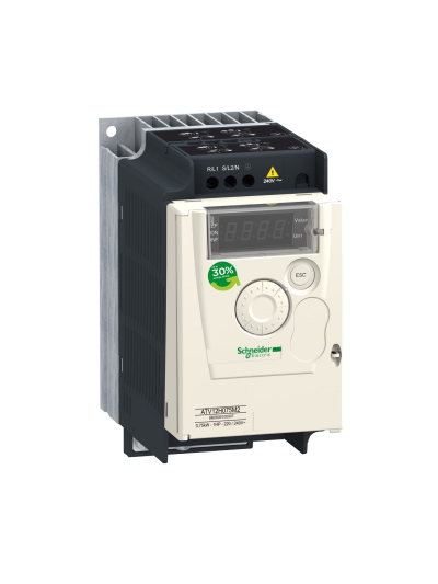 SCHNEIDER, 3.5A, 0.55kW, 1 Phase, Altivar12 VFD