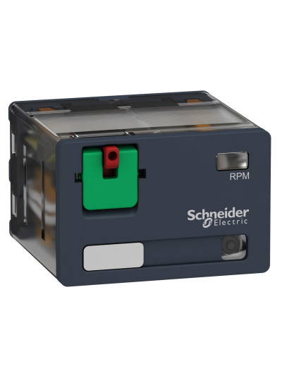SCHNEIDER, 24V AC, 15A, Zelio RPM POWER PLUG-IN RELAY