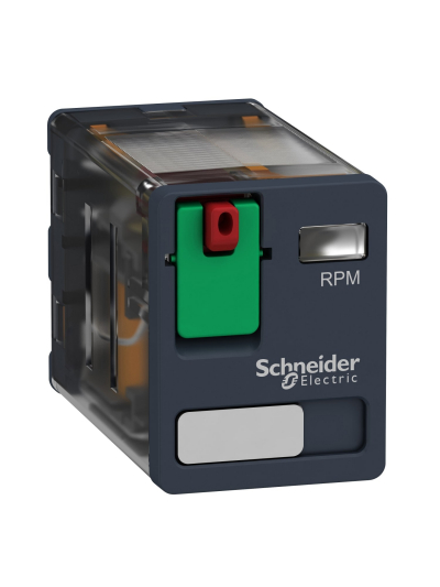 SCHNEIDER, 24V AC, 15A, Zelio RPM POWER PLUG-IN RELAY