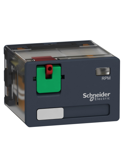 SCHNEIDER, 24V AC, 15A, Zelio RPM POWER PLUG-IN RELAY