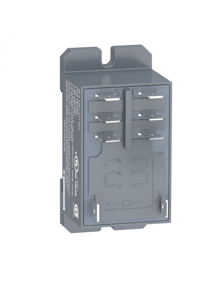 SCHNEIDER, 24V AC, 30A, Zelio RPM POWER PLUG-IN RELAY