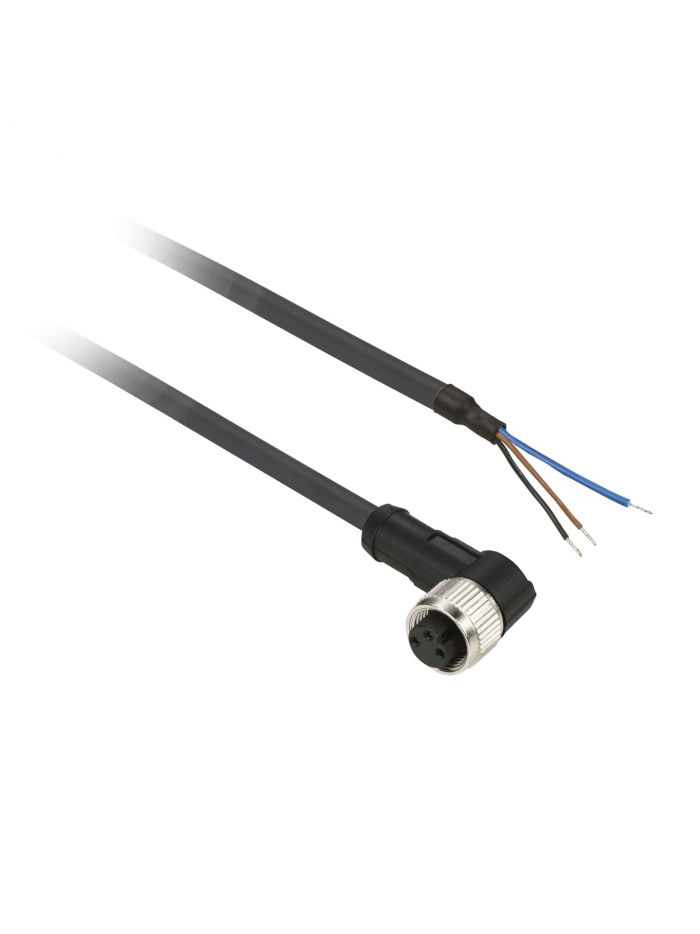 SCHNEIDER, M8, 3 Pin, 5 METER, PURE PRE WIRED CONNECTOR