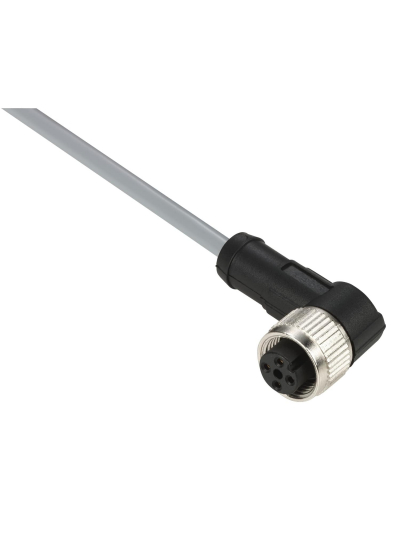 SCHNEIDER, M12, 4 Pin, 2 METER, PURE PRE WIRED CONNECTOR