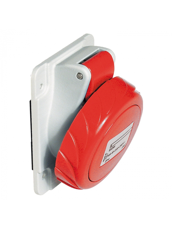 SCHNEIDER, 16A, 380-415V, IP67, Pratika Screw - Angled Panel Mounted Socket