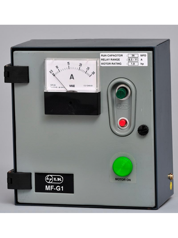 L&T, 12-20A, 1HP, MF-G1 with Ammeter Only SUBMERSIBLE PUMP CONTROLLER