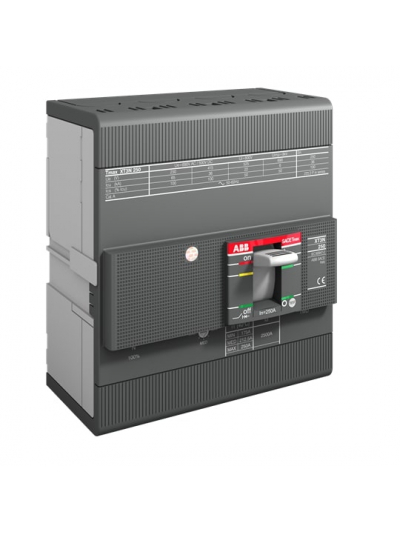 ABB, 4 Pole, 200A, 36kA, XT3 MCCB