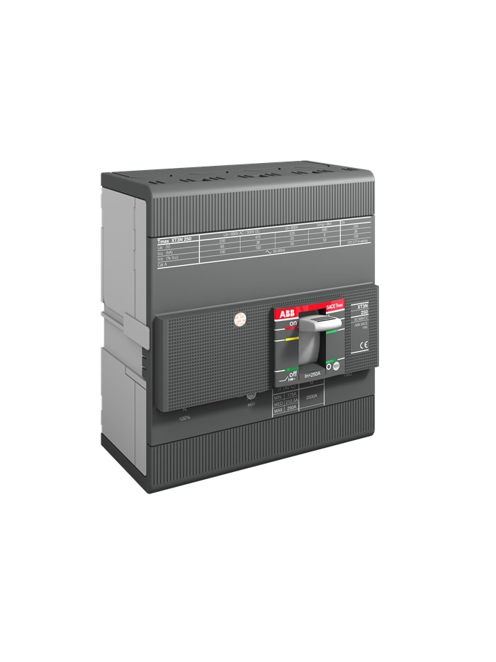 ABB, 4 Pole, 200A, 36kA, XT3 MCCB