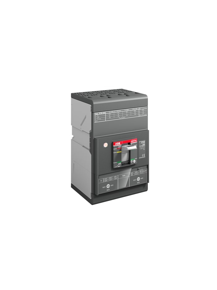 ABB, 3 Pole, 200A, 50kA, XT4 MCCB