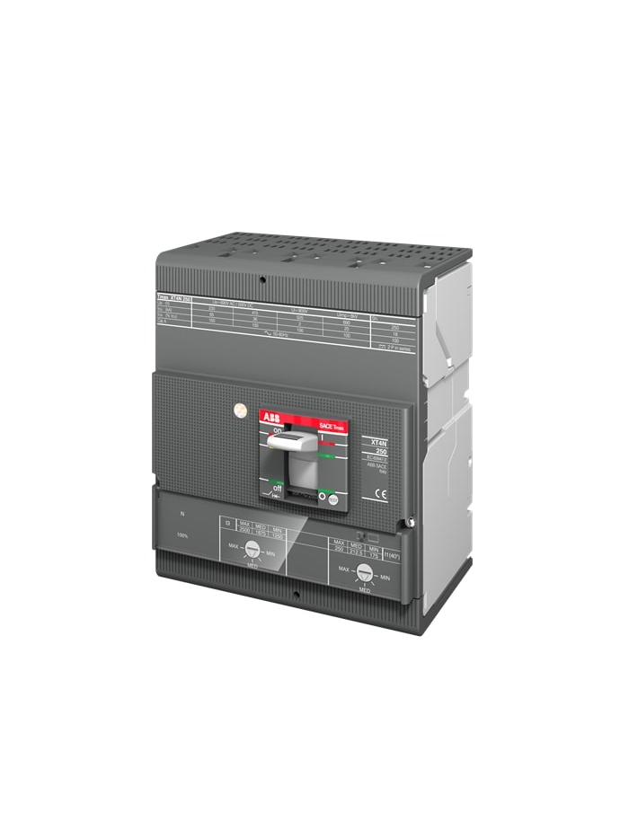 ABB, 4 Pole, 200A, 50kA, XT4 MCCB