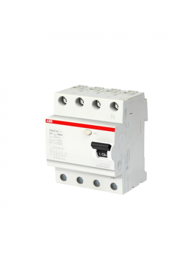 ABB, 4 Pole, 40A, Type FB204 AC-40/0.1 RCCB