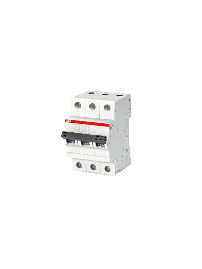 ABB, 3 Pole, 25A, SB203 M-C, C-CURVE MCB