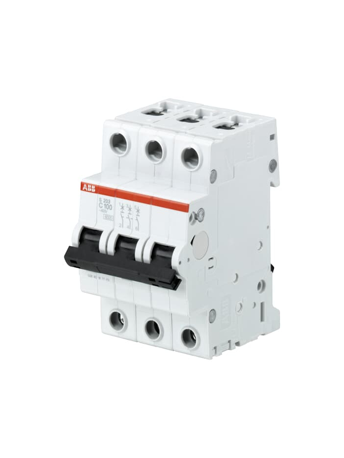ABB, 3 Pole, 80A, S203 C-CURVE MCB