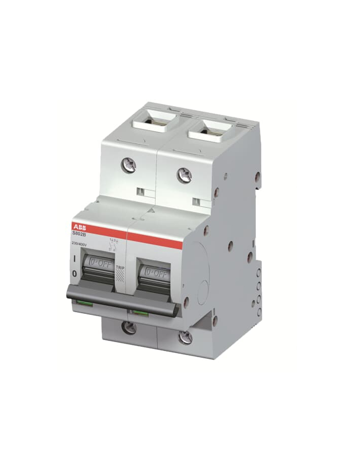 ABB, 2 Pole, 63A, S802B C-CURVE MCB