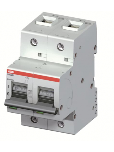 ABB, 2 Pole, 40A, S802B C-CURVE MCB