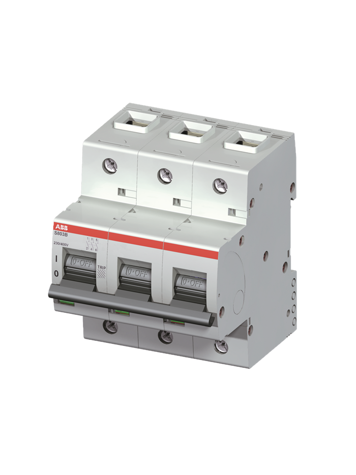 ABB, 3 Pole, 100A, S803B C-CURVE MCB