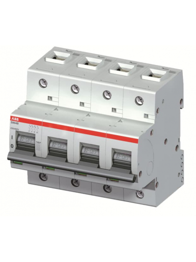 ABB, 4 Pole, 100A, S804B C-CURVE MCB