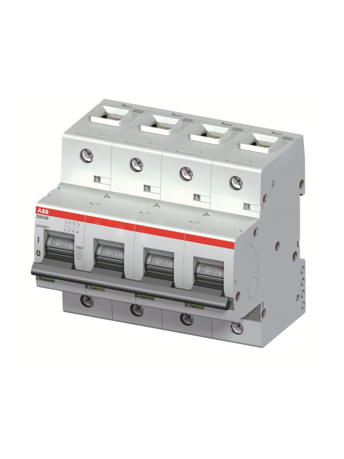 ABB, 4 Pole, 125A, S804B C-CURVE MCB