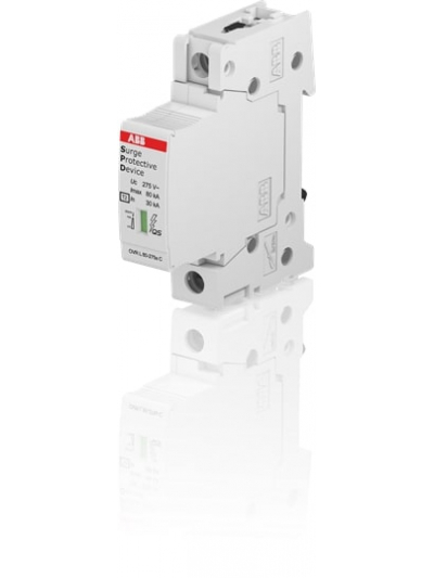 ABB, 1 Pole, 275V, 80kA, TYPE 2-METAL OXIDE VARISTOR, SPD